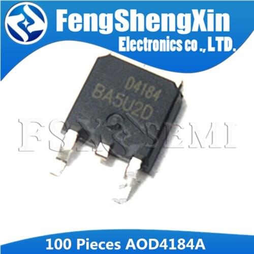 100pcs/lot AOD4184A TO-252 D4184A AOD4184 D4184 MOSFET