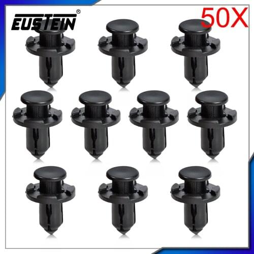 50Pcs Auto Fastener Parts Bumper Engine Cover Fender Grille Clips 90914-0007 B108