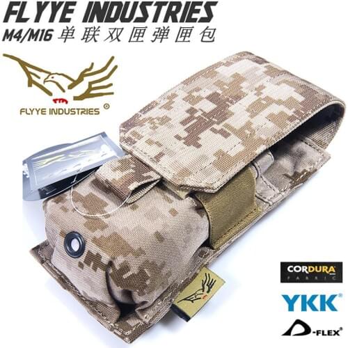 FLYYE MOLLE Single M4 / M16 Single Mag Pouch CORDURA PH-M001