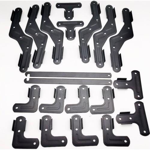 Camping Folding Wood Table Accessories for Portable Foldable Outdoor Picnic Table Garden BBQ only Iron fittings