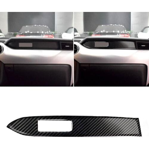 Adhesive Center Console Panel Decal Trim Sticker Fit for Ford Mustang 2015-2019 Automotive Interior Stickers Accessories