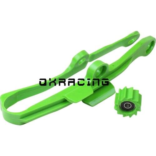 Swingarm Chain Slider Guide + Bottom Roller Fit for KX250F KX450F 09-18 Dirt Bike Off Road Motorcross Motorcycle