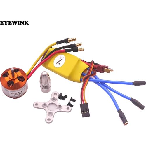 13T A2212 1000KV Brushless Motor 30A ESC Combo for Quadcopter F450 Quadcopter F550 RC Hexacopter 4-axis Copter