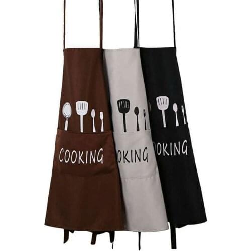 New Hot Fashion Lady Women Men Adjustable High-grade Kitchen Apron For Cooking Baking Restaurant Pinafore