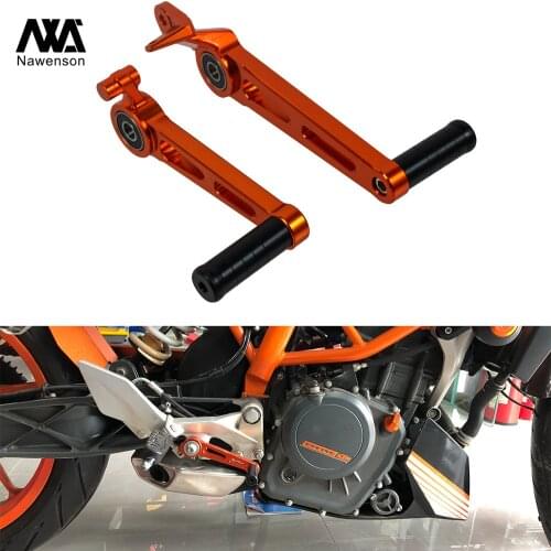Orange Motorcycle Gear Shift Lever Rear Brake Pedal Set CNC Billet Foot Brake Lever for KTM Duke 390 2017 2018 2019