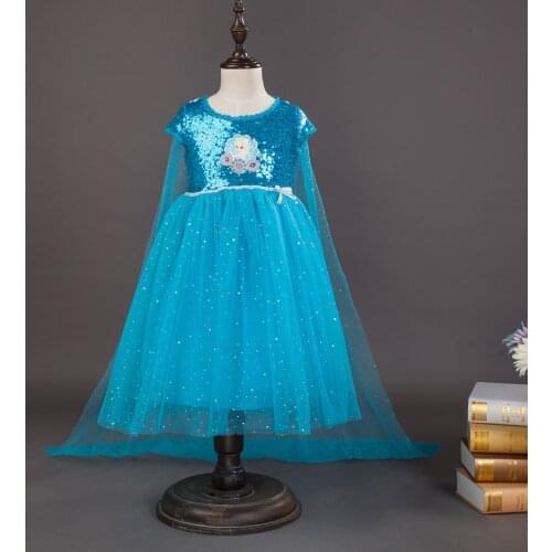 Anna Dress Princess Dresses Elsa Dress Anime Cosplay Birthday Present For Girl Childrens Halloween Cosplay Costume