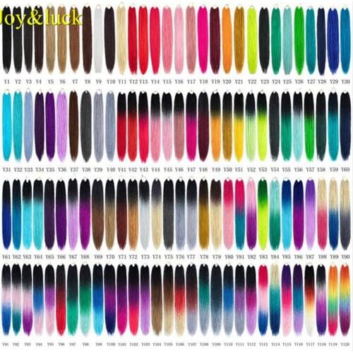 Synthetic Braid Hair 24 inches Twist Crochet Braids 30 Strands A pack Extensions Braiding Hair For Black Women Daily Use