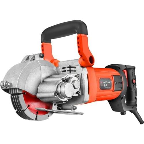 Slotting Machine Hydroelectric Dust-Free One-Time Forming Wall Slotting Machine Concrete Wall Slotting Machine 133mm 1800W