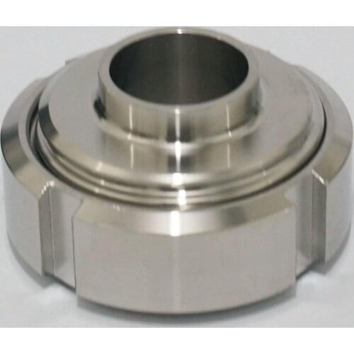 26mm I/D DN25 304 Stainless Steel Sanitary DIN Weld On Socket Union Set Pipe fitting
