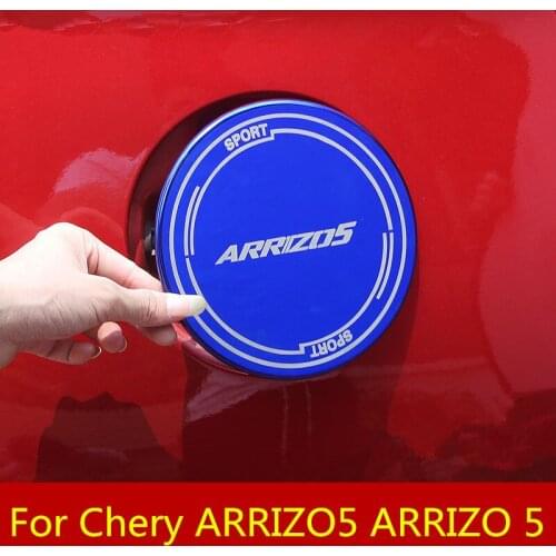 Fuel tank cap stickers modified decorative sequins stickers special car fuel tank cap car Accessories For Chery ARRIZO5 ARRIZO 5