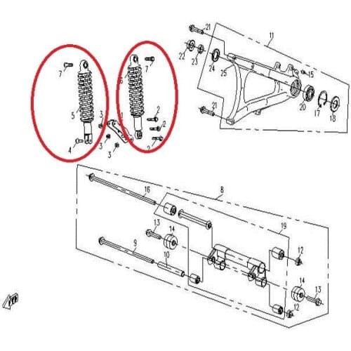 Generator fit for XT650/KINROAD 650CC BUGGY
