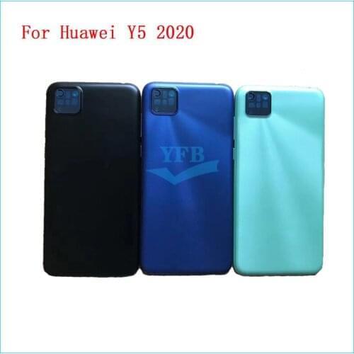 5pcs Back Cover Battery Case Rear Housing Cover For Huawei Y5 2020 Battery Back Cover Door Rear Cover