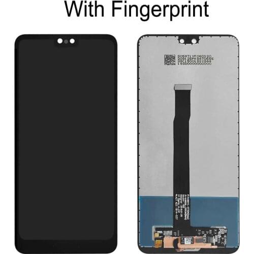 5.8" For Huawei P20 LCD Display Touch Screen Digitizer Assembly With Fingerprint EML-L29 EML-L22 EML-L09 EML-AL00 LCD