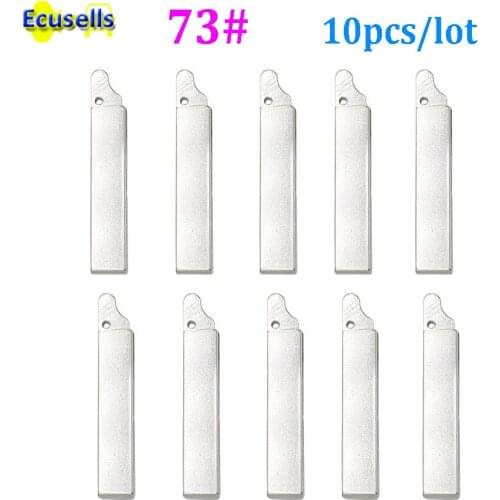10pcs/lot NO.73 Car Remote Key Blade For Renault for Citroen for Peugeot metal With Grooves HU83 Replacement blade 73