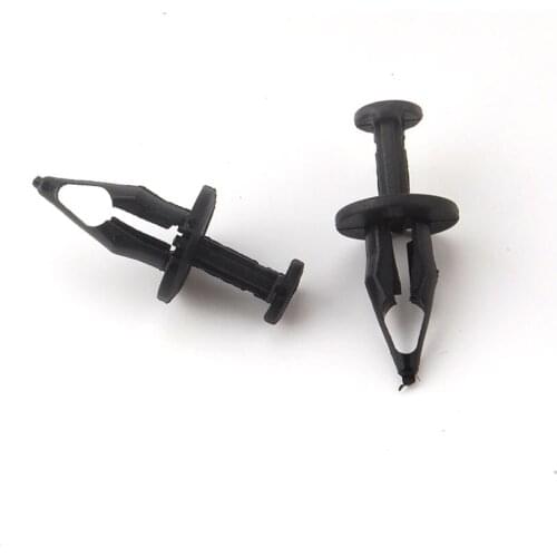 100pcs Nylon Fastener Rivet Push-Type Retainer 10077283 Clip Fit 1982-On Bumper Fascia