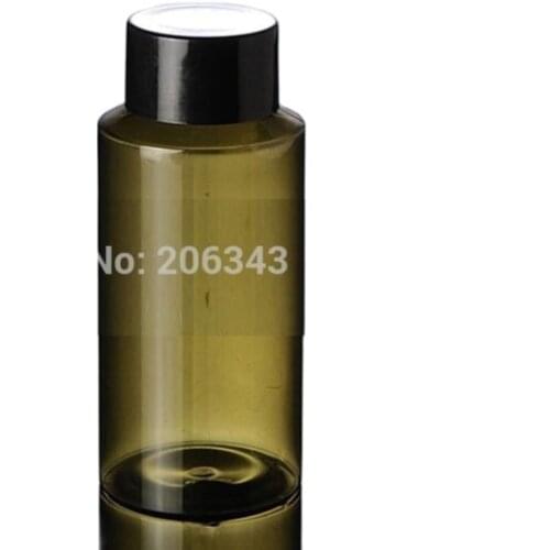 150ML GREEN PET bottle or bottle plastic bottle with big plastic lid used for cosmetic