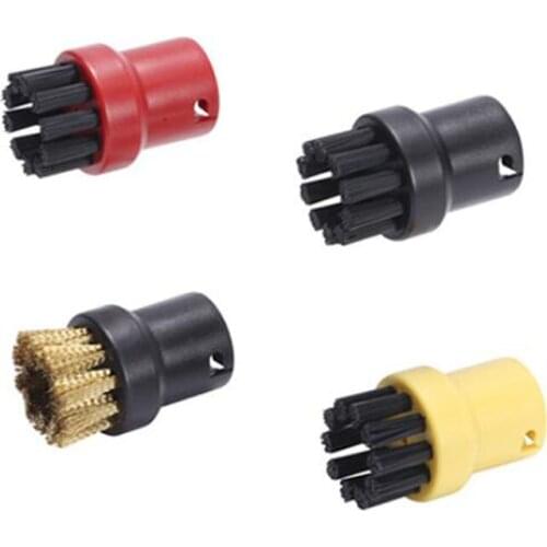 2Pcs Steam Cleaning Brushes for Karcher SC1 SC2 SC3 SC4 SC5 SC7 CTK10 Replacement Dust Remove Small Round Brushes for Karcher