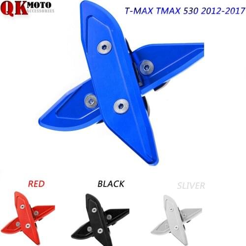 2018 New Aluminum Motorcycle Windshield Rear View Side Mirror Bracket Hole Cap Clamp Cover for Yamaha T-max TMAX 530 2012-2017