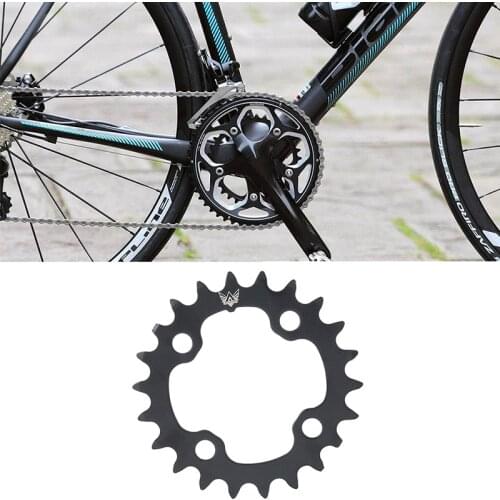 22T Bicycle Crankset Repair Disc Chainring MTB Bike Circle Crankset Plate Round Oval Cycle Chainwheel Magnetic Cycling Replace