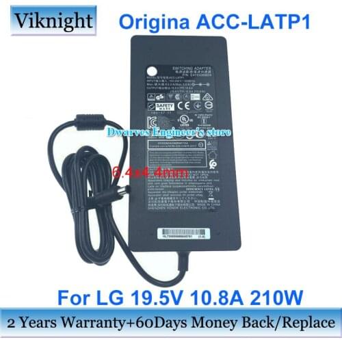 210W 19.5V 10.8A ACC-LATP1 SWITCHING Power Adapter ADS-210NL-19-3 195210E EAY65068604 EAY65068601 For LG 32UD99 34WK95C 32BL95U