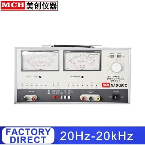 Auto range and distortion measurement 20HZ-20KHz distortion meter MAD-201C