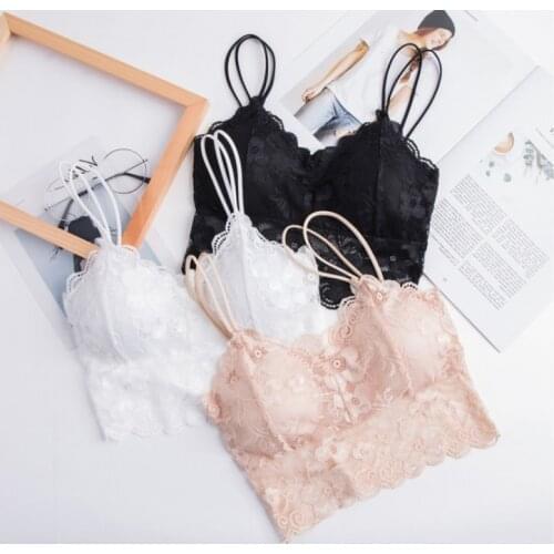 Sexy Bras for Women Bra Wire Free Push Up Bras Lace Bralette Full Cup Intimates Female Underwear