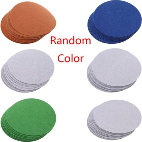 10pcs 125mm 5Inch Water Dry Wet Sanding Discs Back Velvet Self Adhesive Sand Paper Random delivery
