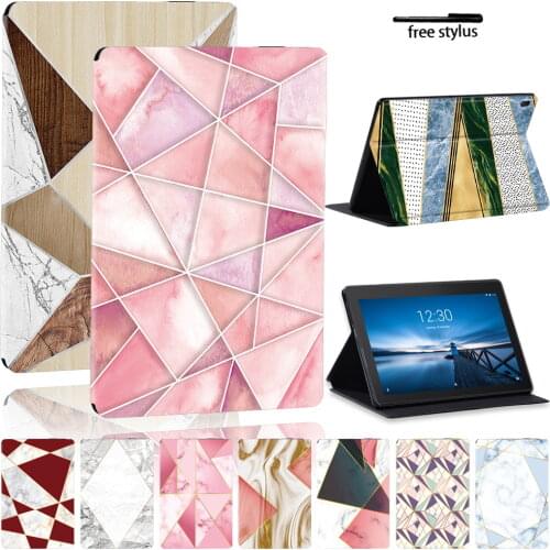 New 2021 Case for Lenovo Tab E10 Tablet/Tab M10 Cover Drop Resistance Leather Pu Protective Cover Shell