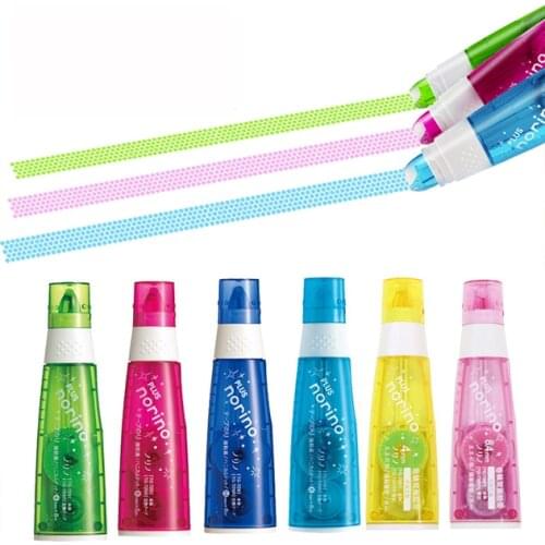 8M Double Sided Adhesive Paper Tape for Scrapbooking Decoration Replaceable Core Correction Tape Japanese Stationery Supplies