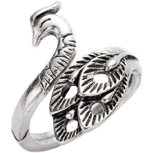 Retro 1 Piece Mens Ring Adjustable Bague Femme Gothic Animal Ring Fashion Mens And Womens Jewelry Accessories Anillos Mujer