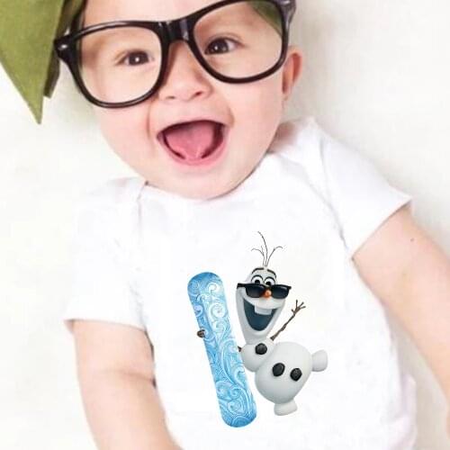 Summer Baby Romper Frozen Olaf Infant Jumpsuit Newborn Bodysuit Sleepwear Clothes Climbing One Piece Clothing