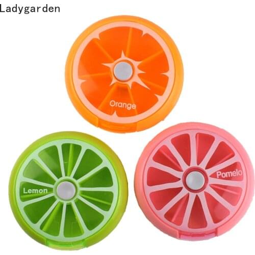 2PCS Portable Weekly 7 Days Pill Box Holder Medicine Storage Organizer Case Travel Pill Case Container Plastic Storage Boxes