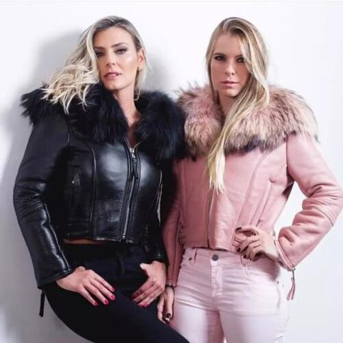 Женские кожаные пуховики Milyfuer China At AliExpress