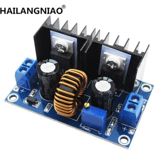 5pcs XL4016 PWM Adjustable 4-36V To 1.25-36V Step-Down Board Module Max 8A 200W DC-DC Step Down Buck Converter Power Supply