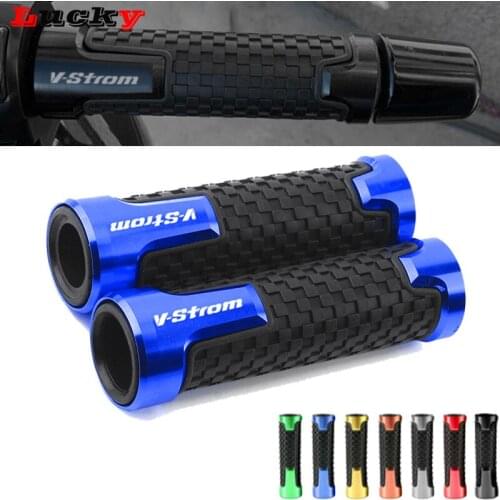 For SUZUKI DL650 DL1000 V-Strom DL 650 1000 VSTROM Motorcycle Accessories 7/8'' 22MM CNC Handlebar Grips Handle Grip Handle Bar