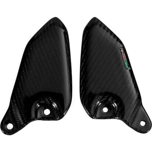 For Kawasaki Z900rs Carbon Fiber Foot peg Heel Plates Z 900 RS 2018 Motorcycle accessories rearset footrest Guard Cover
