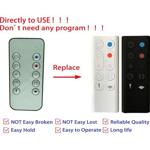Remote Control For DYSON AM09 966538-01 966538-02 966538-04 Hot+Cool Jet focus Fan