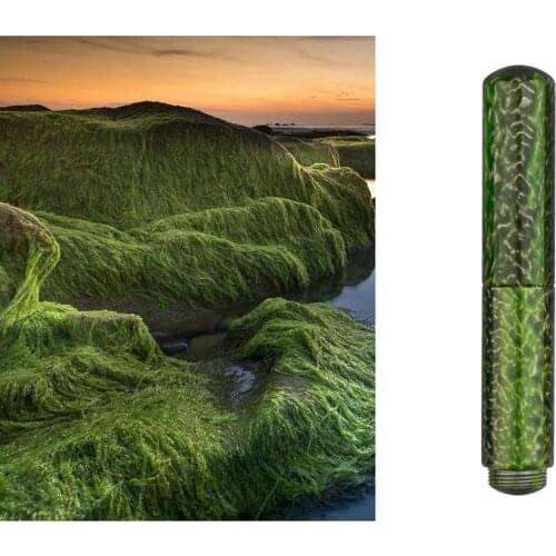 Green Majohn Wancai Mini Fountain Pen Iridium 0.38/0.5mm Nib Portable Palm Short Travel Resin Ink Pen Writing Office Gift pens