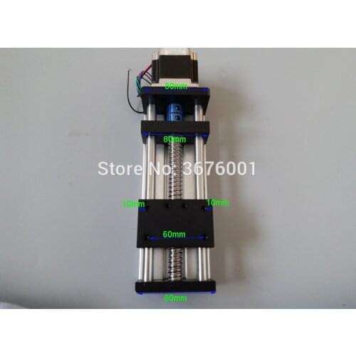 GGP 1605 600MM Ball Screw Slide Rail Linear Motion Guide Moving Table Slip-way+1Pcs Nema 23 motor 57 Stepper Motor