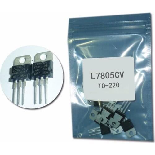 7805 L7805CV TO220 Three-terminal Voltage Regulator 10Pcs/lot