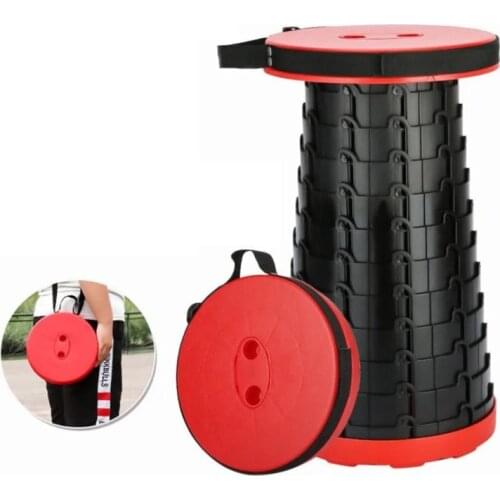 Outdoor Furniture Retractable Stool Chairs Portable Stool Lounge Folding Chair Camping Stool Foldable Convenient Fishing Chair