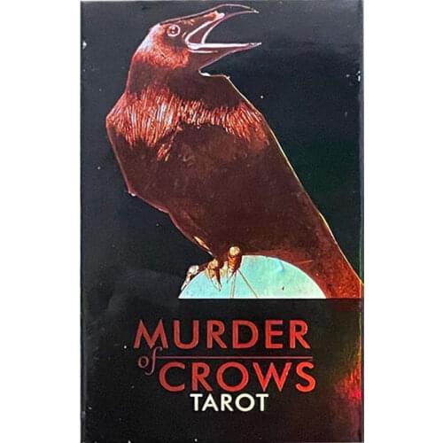 Murder Of Crows Tarot Oracle English Deck Cards Family Holiday Party Playing Tarot Card Board Divination Games PDF Guidance