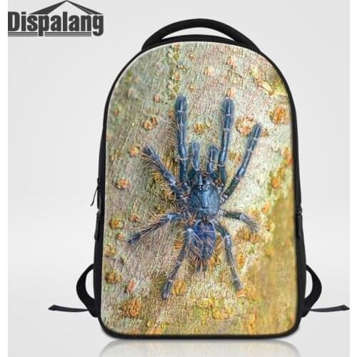 Dispalang Women Men Backpacks Spider School Bag For Teenage Travel Leisure Laptop Backpack Female Large Backpacks Kids Backpack