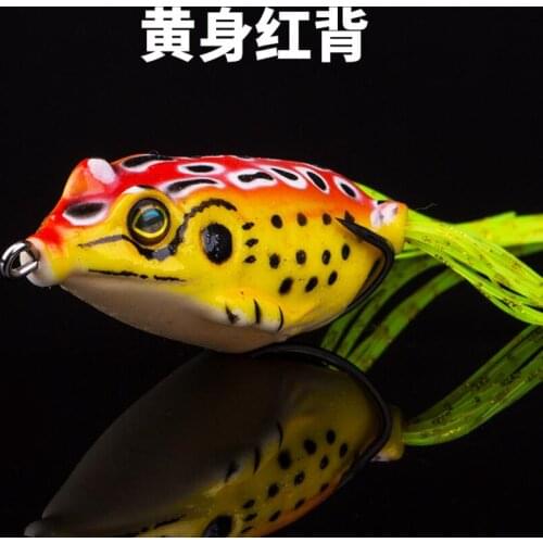 1PCS Thunder frog egg frog hit black double hook Lifelike Soft Small Jump Frog Engaging Bait Silicone Bait for Crap Fishing Gear
