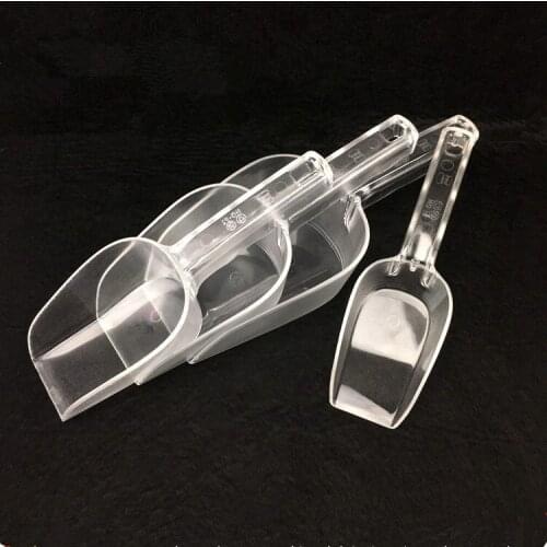 4pcs/lot Bar Ice Scoop Cast Scoop for Coffee Dry Goods Candy Spice with Contoured Handle Kitchen Accessories by PH 016