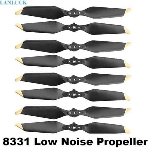 8 Pieces Replacement 8331 Low Noise Propeller for DJI MAVIC PRO Platinum Drone Spare Parts Props Folding Blade Accessories Wing