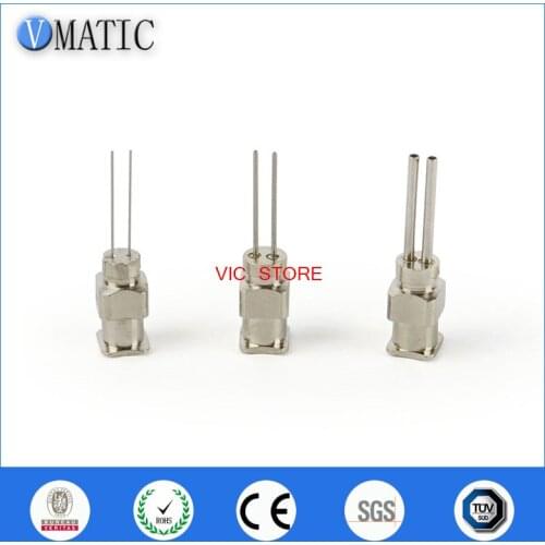 Free Shipping 12PCS 18G-27G Dual Metal Glue Dispensing Needle Tip Liquid Dispenser Needle