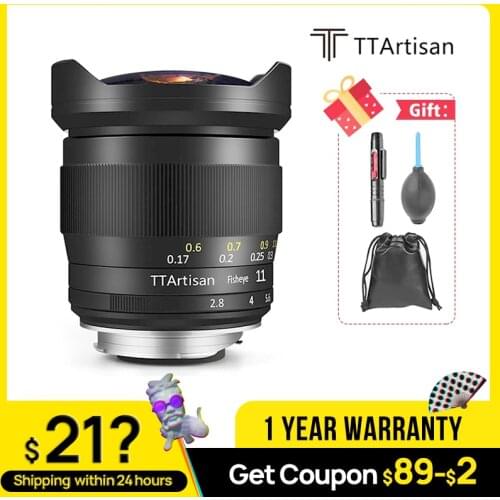 TTArtisan 11mm F2.8 Full Fame Fisheye Lens for Leica M-Mount Cameras Like Leica M-M M240 M3 M6 M7 M8 M9 M9p M10 Presale