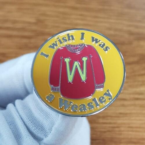 I Wish I Was A Weasley Button Badge If you think the Burrow would be an amazing place to grow up, it waved you off to school