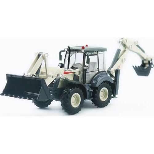 Exquisite 1:50 two-way forklift & excavator alloy model,simulation metal engineering model,childrens fun toy gift,free shipping